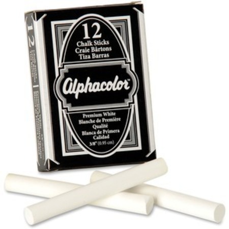 QUARTET Chalk, Alpha, White, 12PK QRT314005